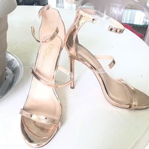 ROSE GOLD HEELS